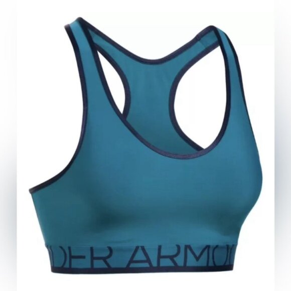 NWT‎ Under Armour Bra Medium-Impact Sports Bra COMPRESSION 1250132 Size MEDIUM - Picture 1 of 13